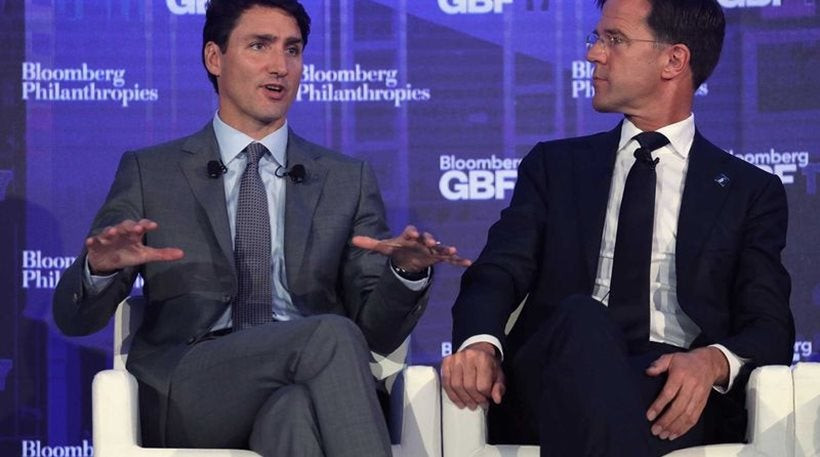 Ο Τζάστιν Τριντό συνάντησε τη Λαγκάρντ με κάλτσες του… Τσουμπάκα από το Star Wars!